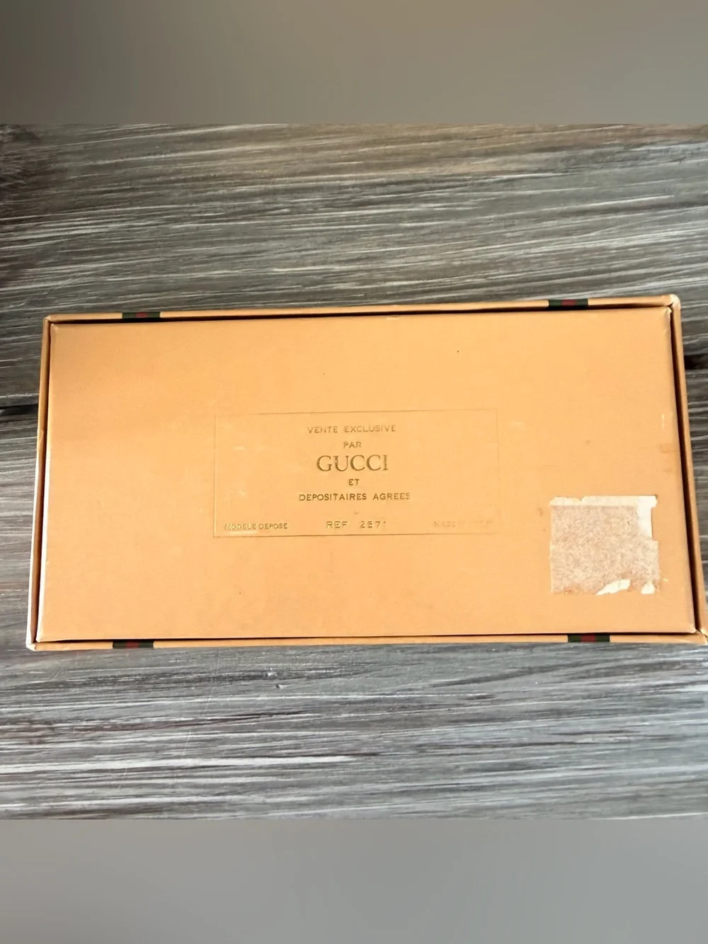 Gucci Double Valet Keychain Shelly Line / Web Stripe collection & Original Box